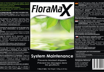 FloraMax System Maintenance